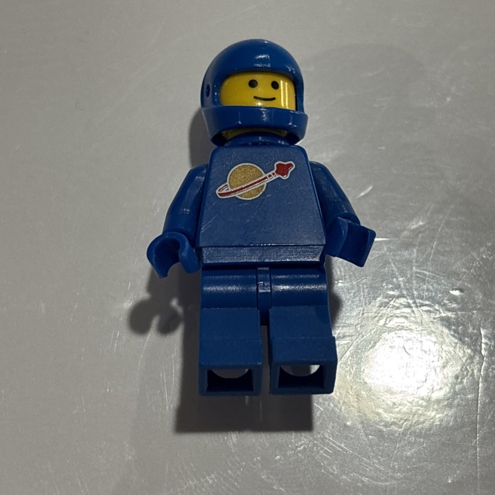 LEGO Classic‎ Space Blue Minifigure sp004  Gold print AND AIR TANK